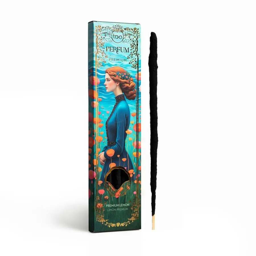 Sagrada Madre Tao Parfum Premium Lemon citrom illatú füstölő pálcika díszdobozban